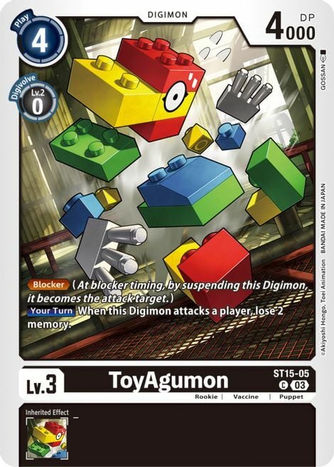 ToyAgumon Card Front