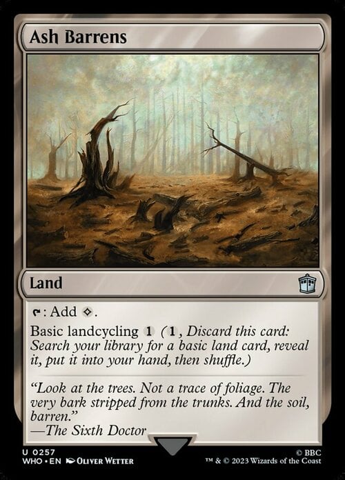 Ash Barrens Card Front