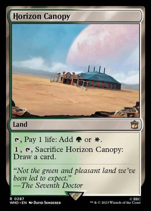 Horizon Canopy Card Front