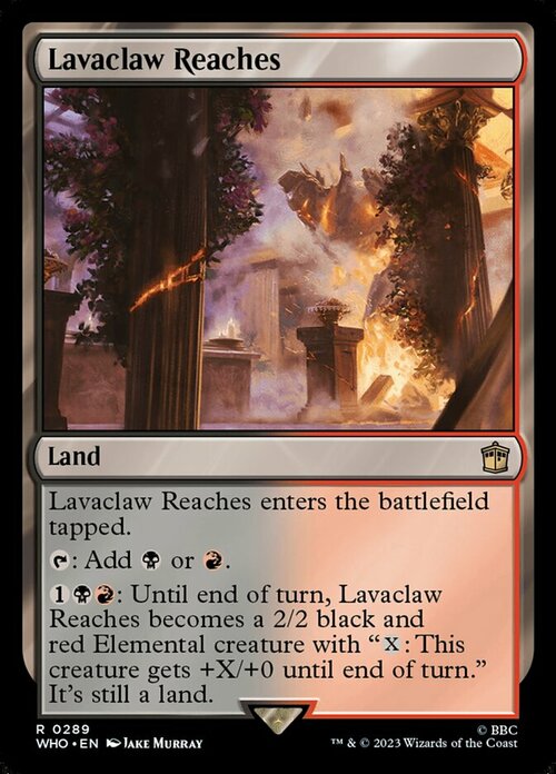 Lavaclaw Reaches Card Front
