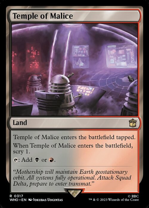 Temple of Malice Card Front