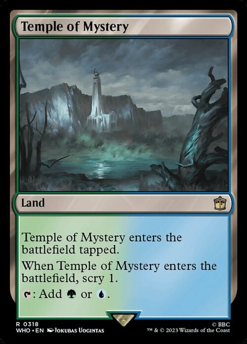 Temple of Mystery Card Front