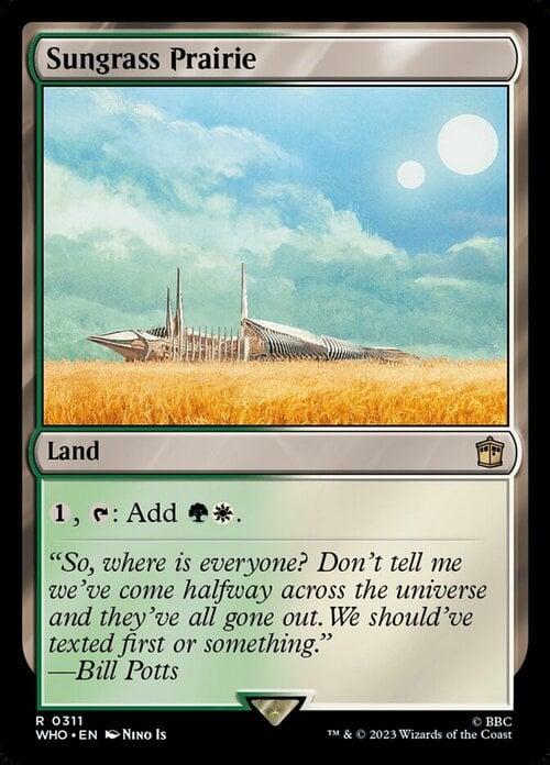 Sungrass Prairie Card Front