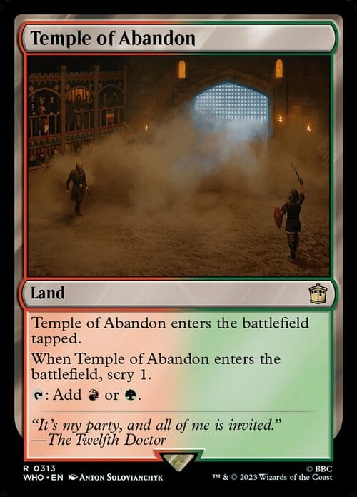 Temple of Abandon Card Front