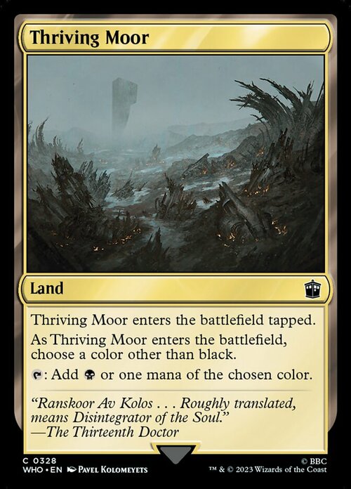 Thriving Moor Card Front
