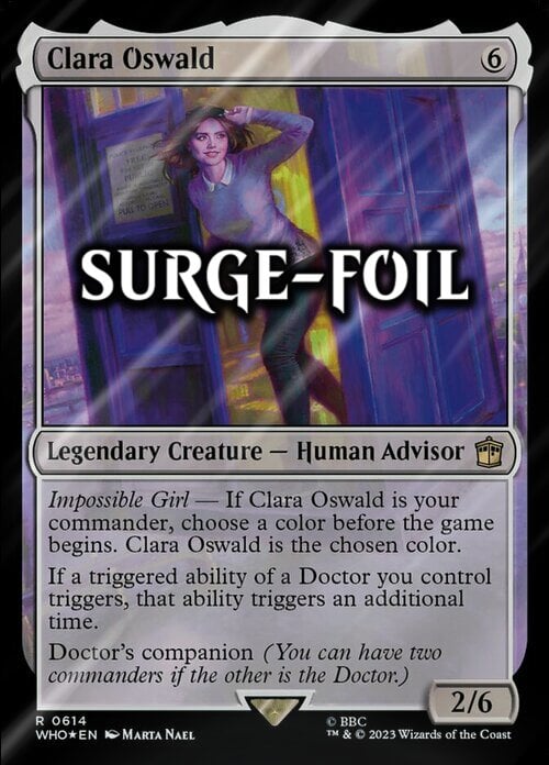 Clara Oswald Card Front