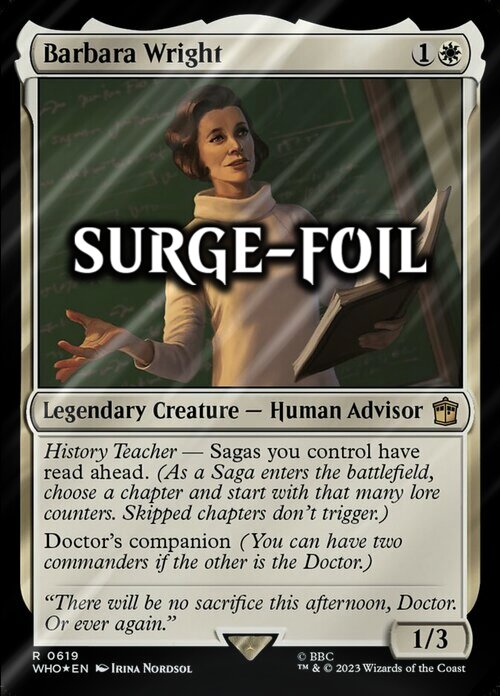 Barbara Wright Card Front