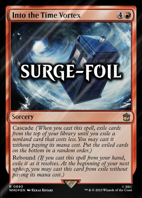 Into the Time Vortex Card Front
