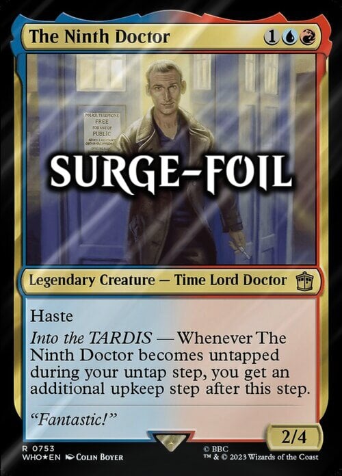 The Ninth Doctor Card Front