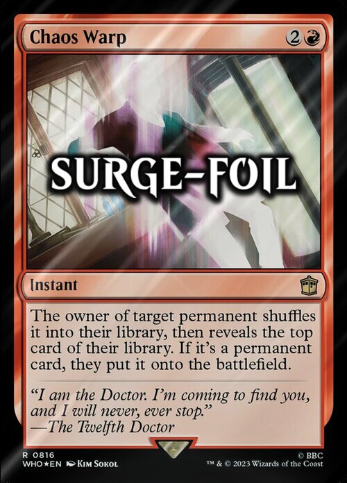 Chaos Warp Card Front