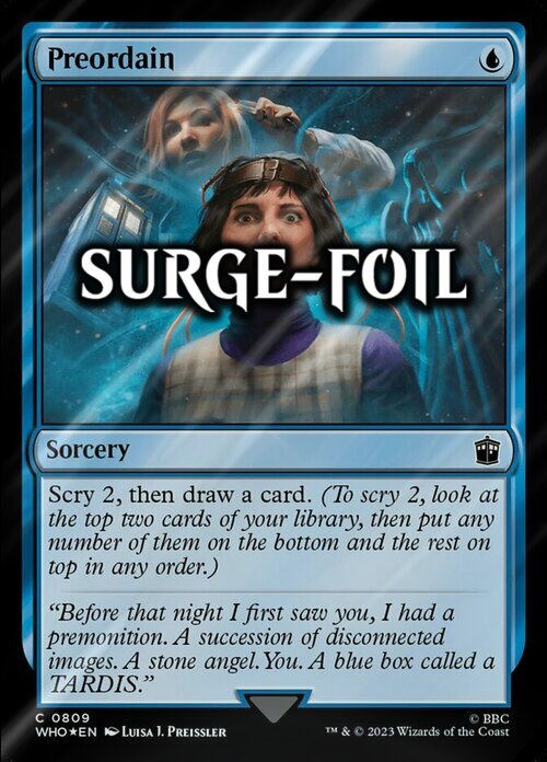 Preordain Card Front