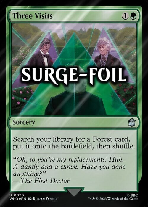 Three Visits Card Front