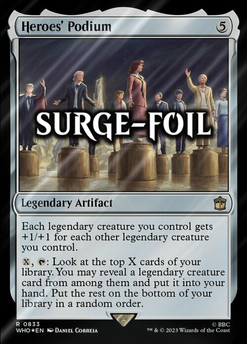 Heroes' Podium Card Front