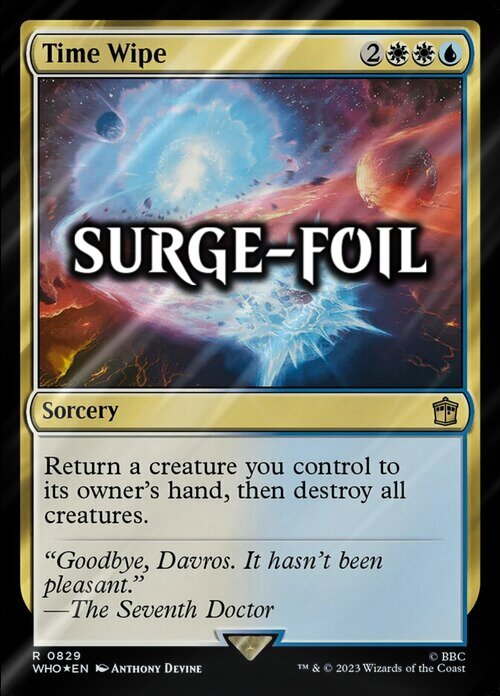 Time Wipe Card Front