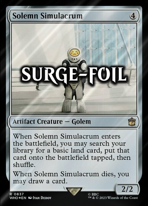 Simulacro Solenne Card Front