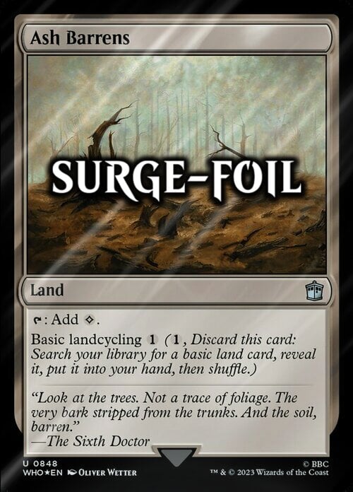 Ash Barrens Card Front