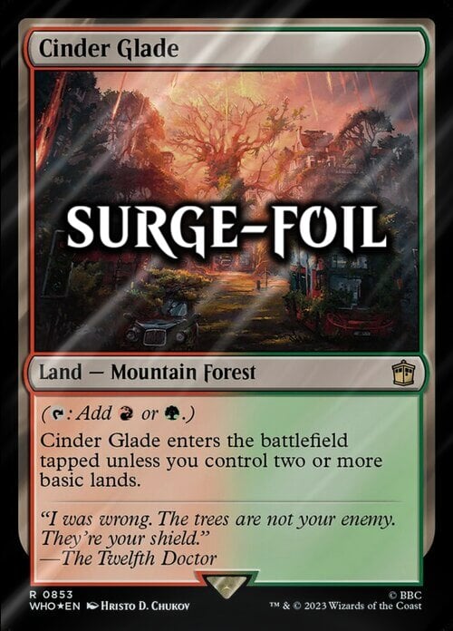 Cinder Glade Card Front