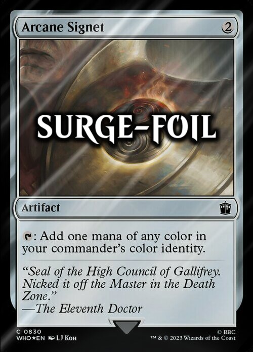 Arcane Signet Card Front