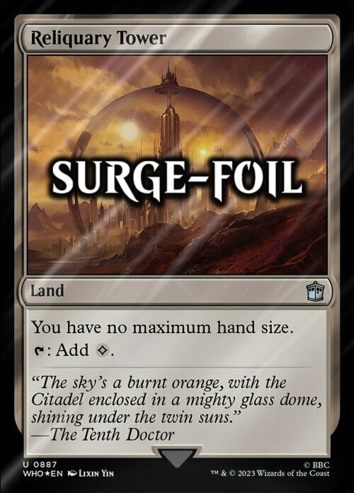 Reliquary Tower Card Front