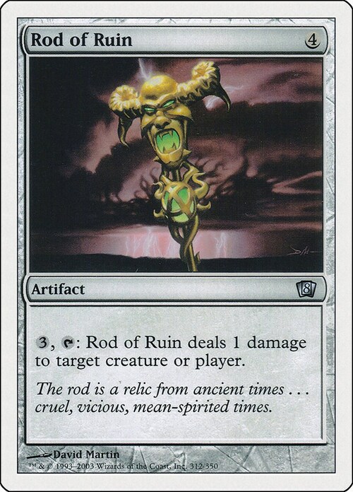 Rod of Ruin Card Front