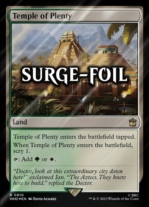 Temple of Plenty Card Front