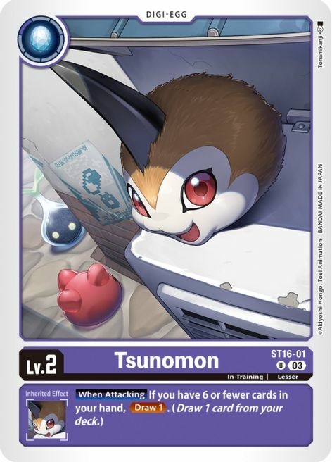 Tsunomon Card Front