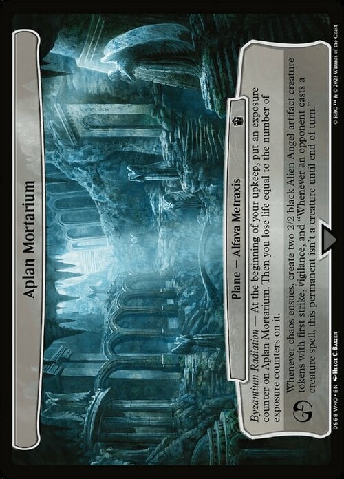 Aplan Mortarium Card Front