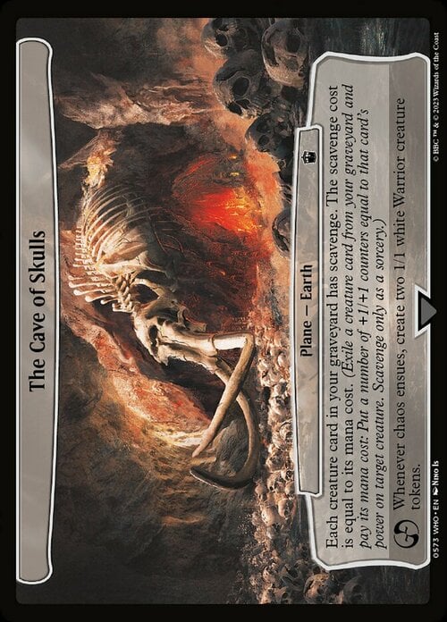 The Cave of Skulls Card Front
