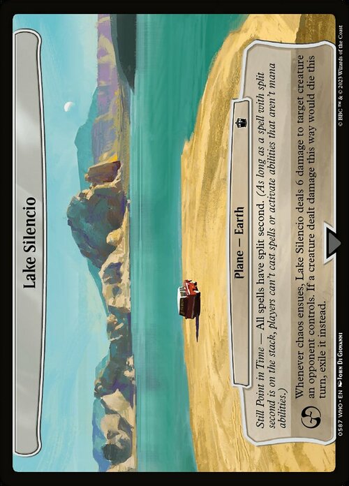 Lake Silencio Card Front