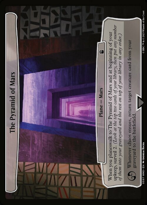 The Pyramid of Mars Card Front