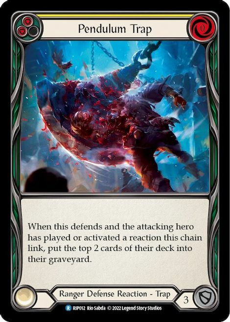 Trampa de péndulo Frente