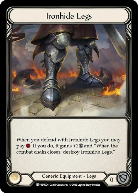 Ironhide Legs Card Front