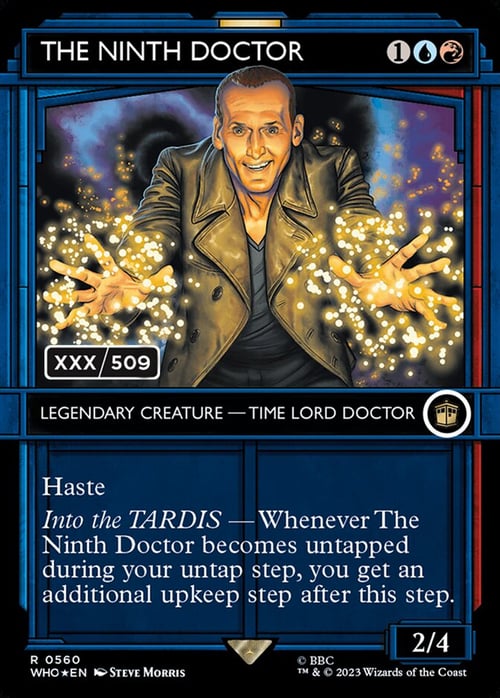 The Ninth Doctor Card Front