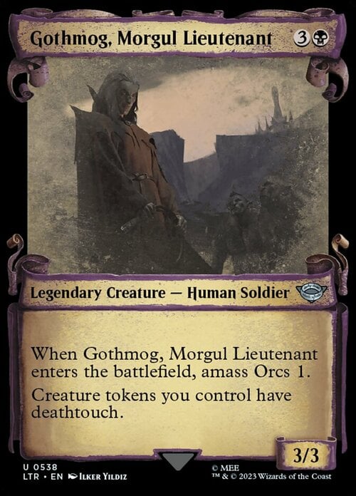 Gothmog, Tenente Morgul Card Front