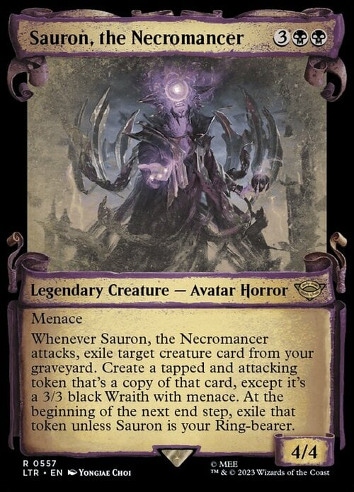 Sauron, the Necromancer Card Front