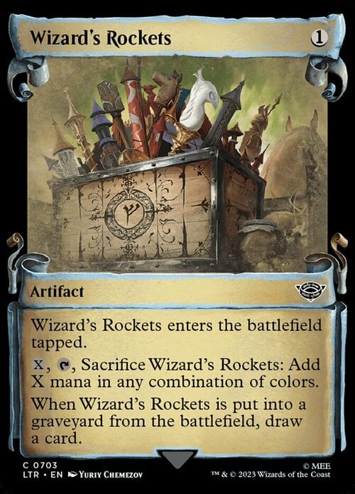 Wizard's Rockets Card Front