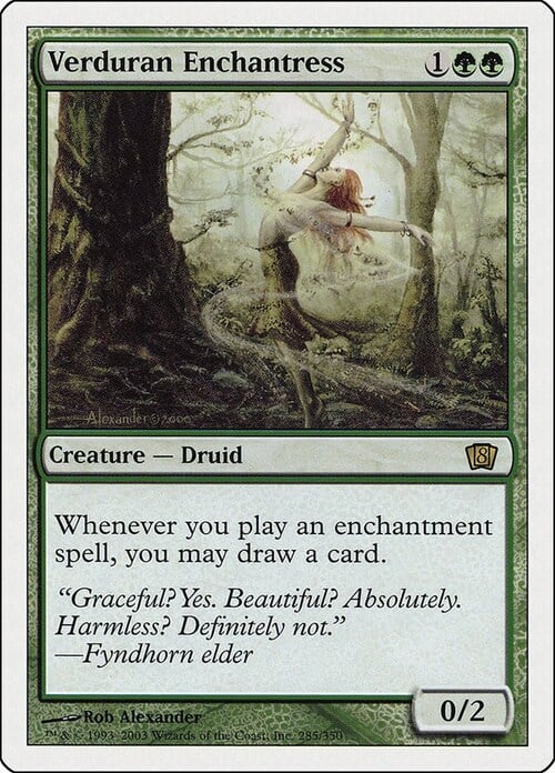Verduran Enchantress Card Front