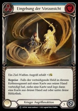 Stroke of Foresight (Blue) Card Front