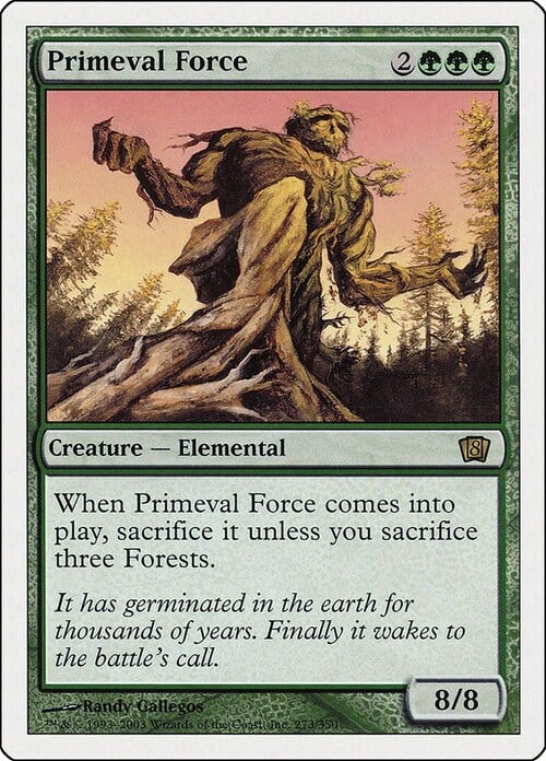 Primeval Force Card Front