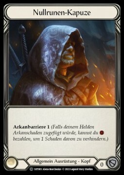 Nullrune Hood Card Front