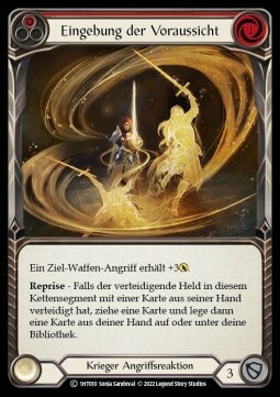 Stroke of Foresight (Red) Card Front