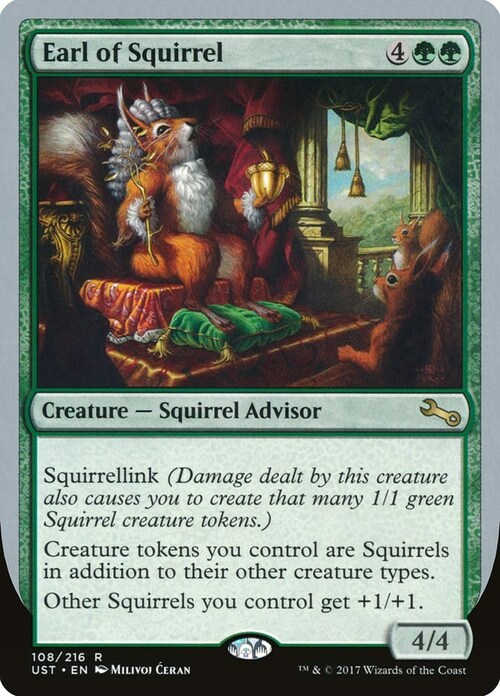 Earl of Squirrel Card Front