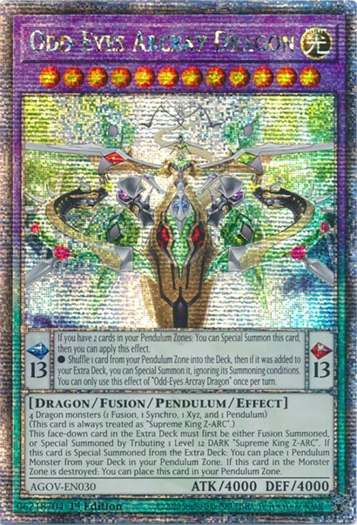 Drago Arcray Occhi Diversi Card Front