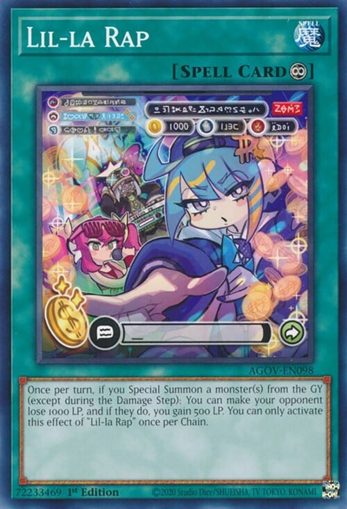 Lil-la Rap Card Front