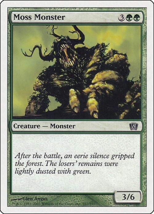 Moss Monster Card Front
