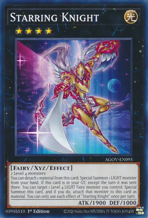 Starring Knight Card Front