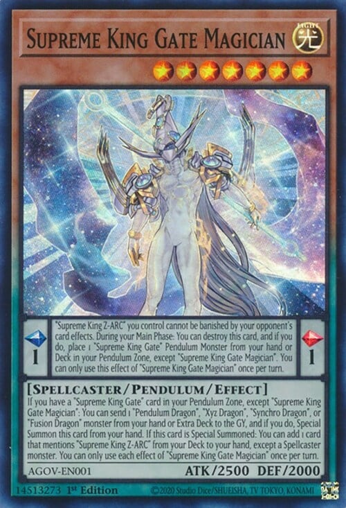 Supreme King Gate Magician Card Front