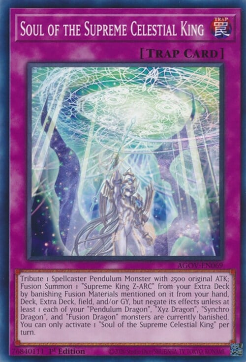 Soul of the Supreme Celestial King Card Front