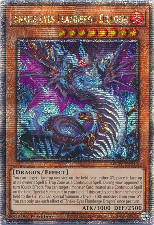Snake-Eyes Flamberge Dragon Card Front