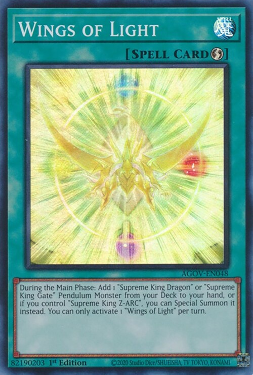 Wings of Light Card Front
